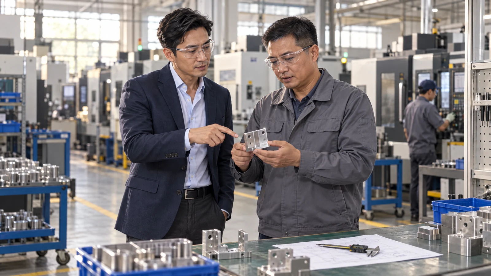 Manufacturer visit and product sourcing discussion