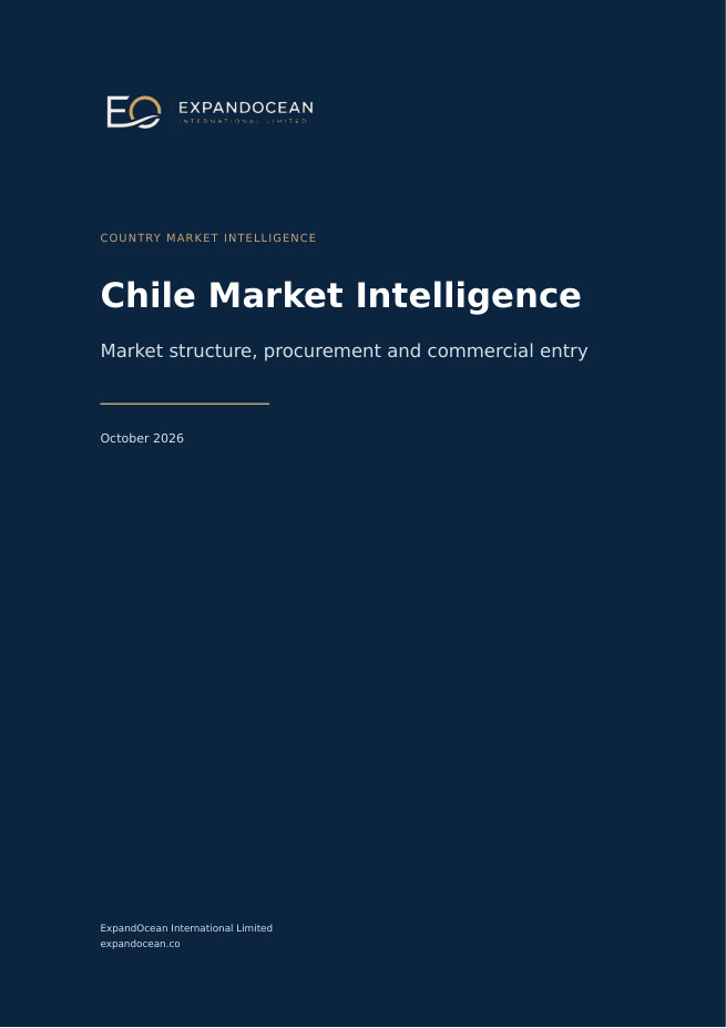 Chile market intelligence report cover