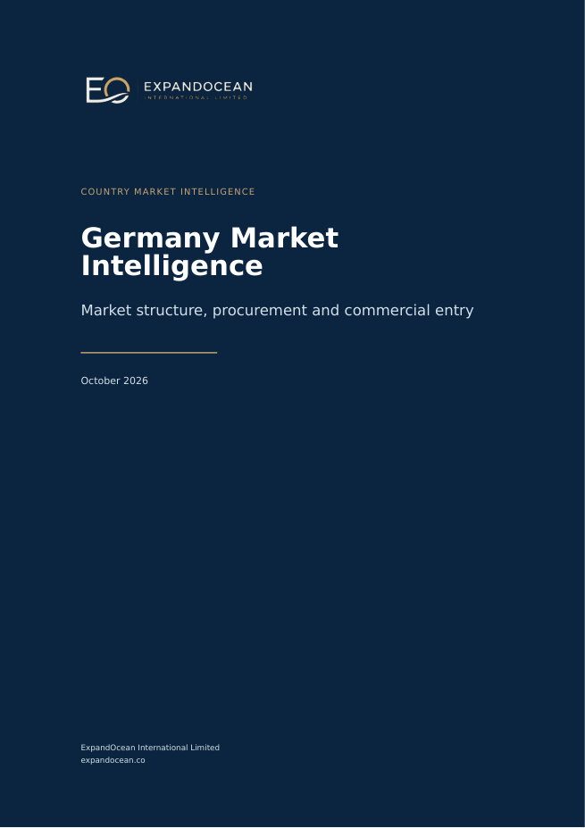 Germany market intelligence report cover