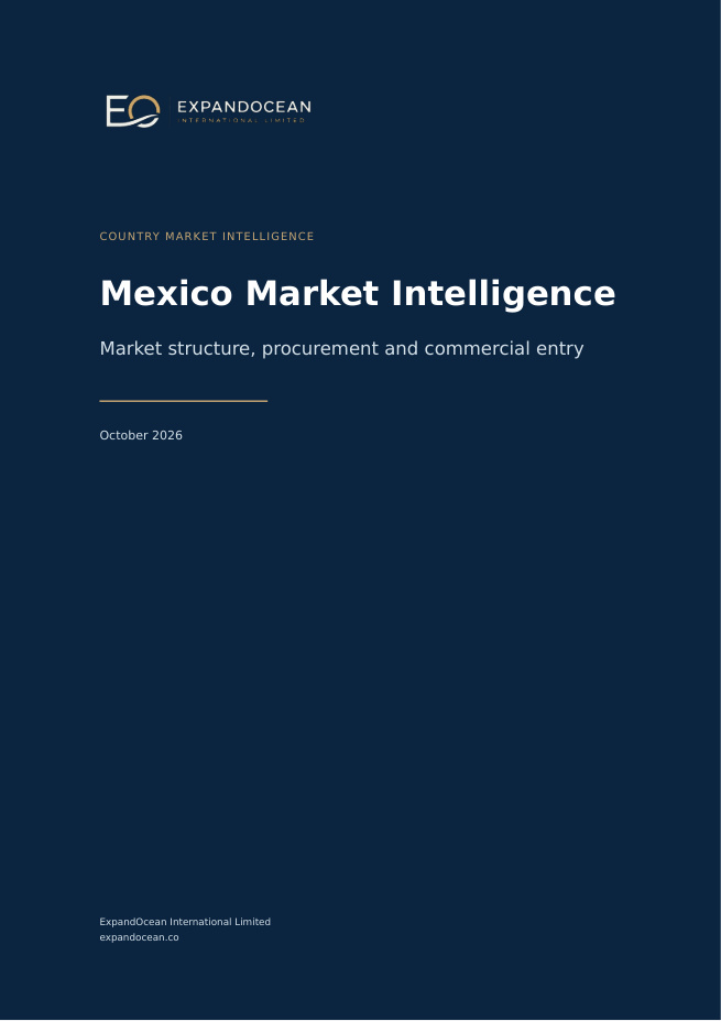 Mexico market intelligence report cover