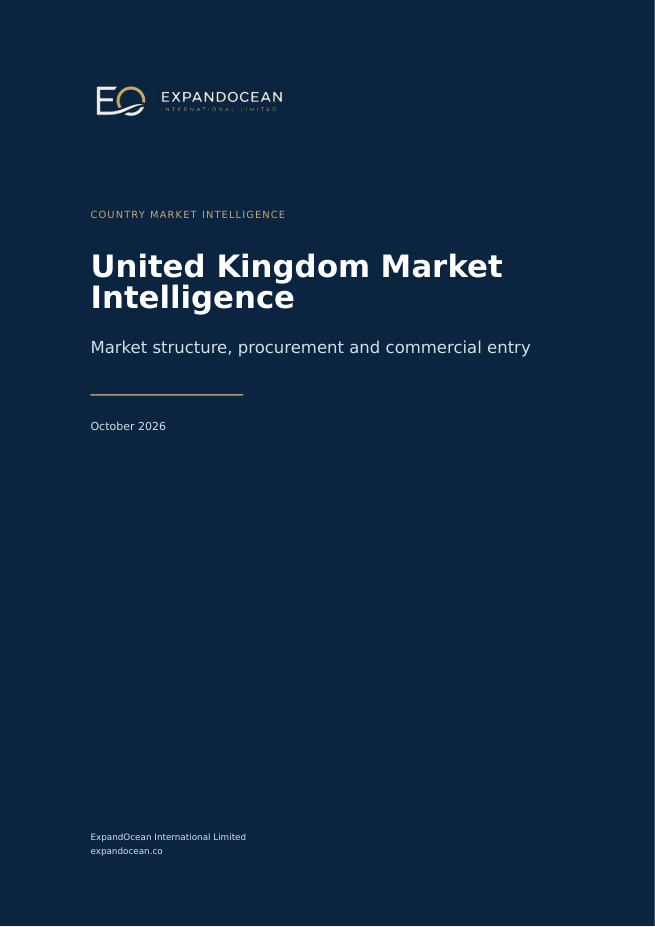 United Kingdom market intelligence report cover