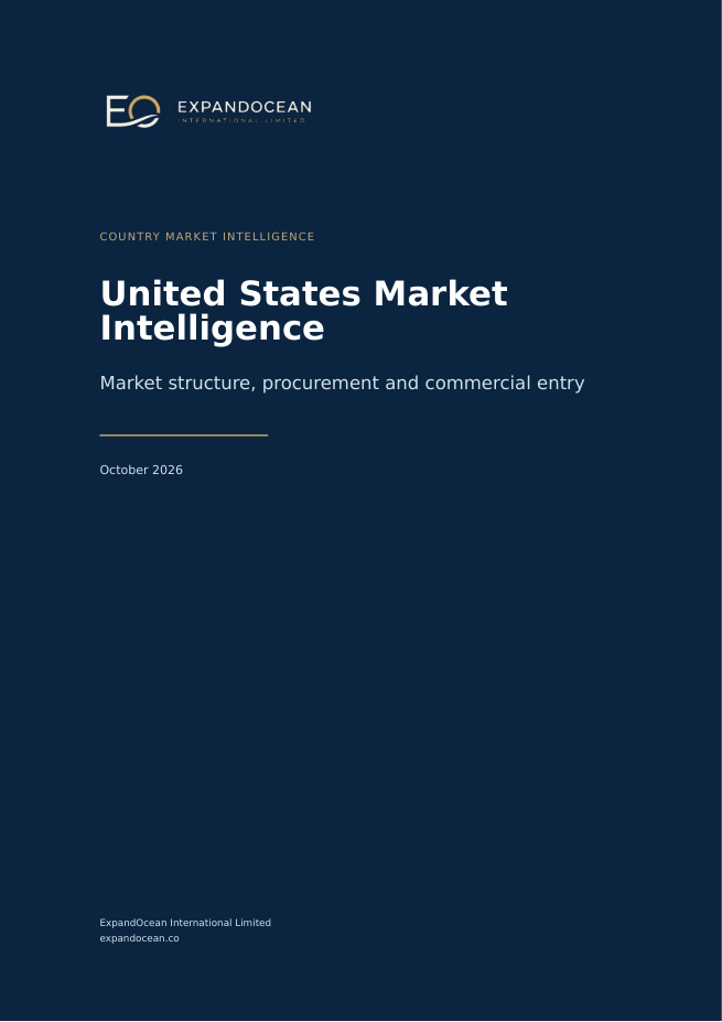 United States market intelligence report cover